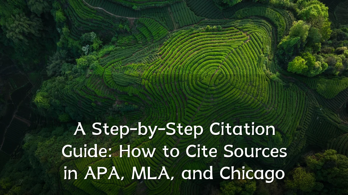 A Step-by-Step Citation Guide: How to Cite Sources in APA, MLA, and Chicago