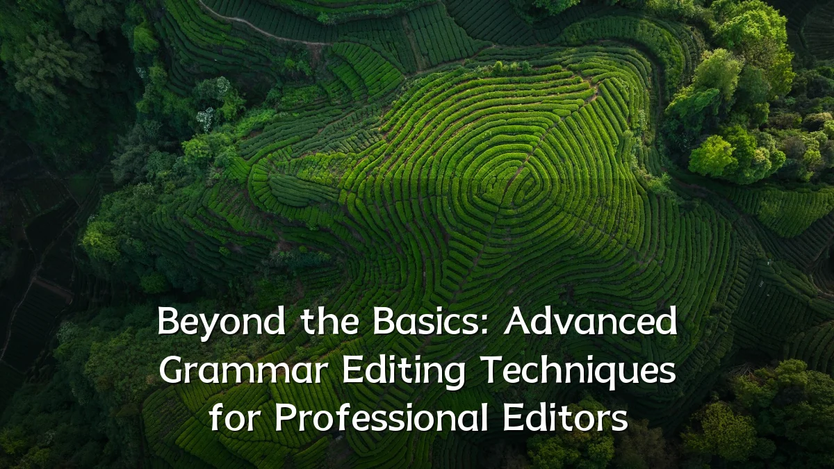 Beyond the Basics: Advanced Grammar Editing Techniques for Professional Editors