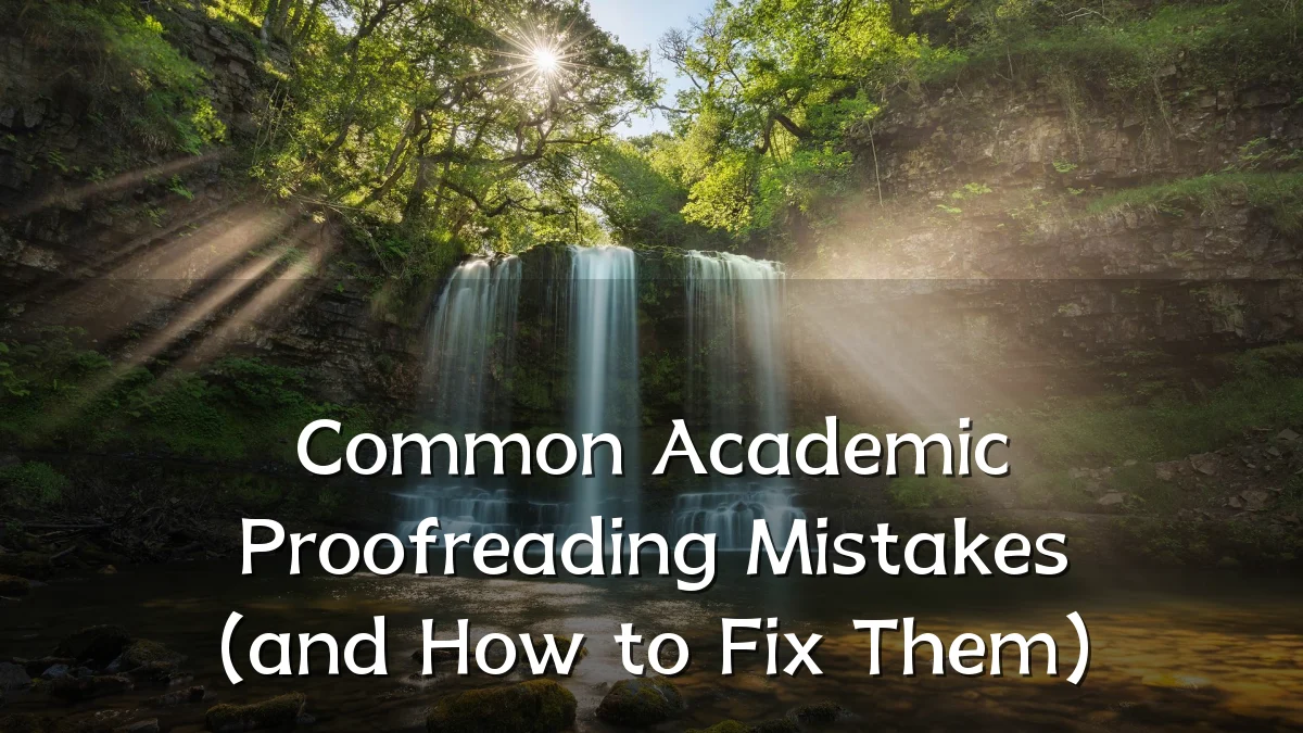 Common Academic Proofreading Mistakes (and How to Fix Them)