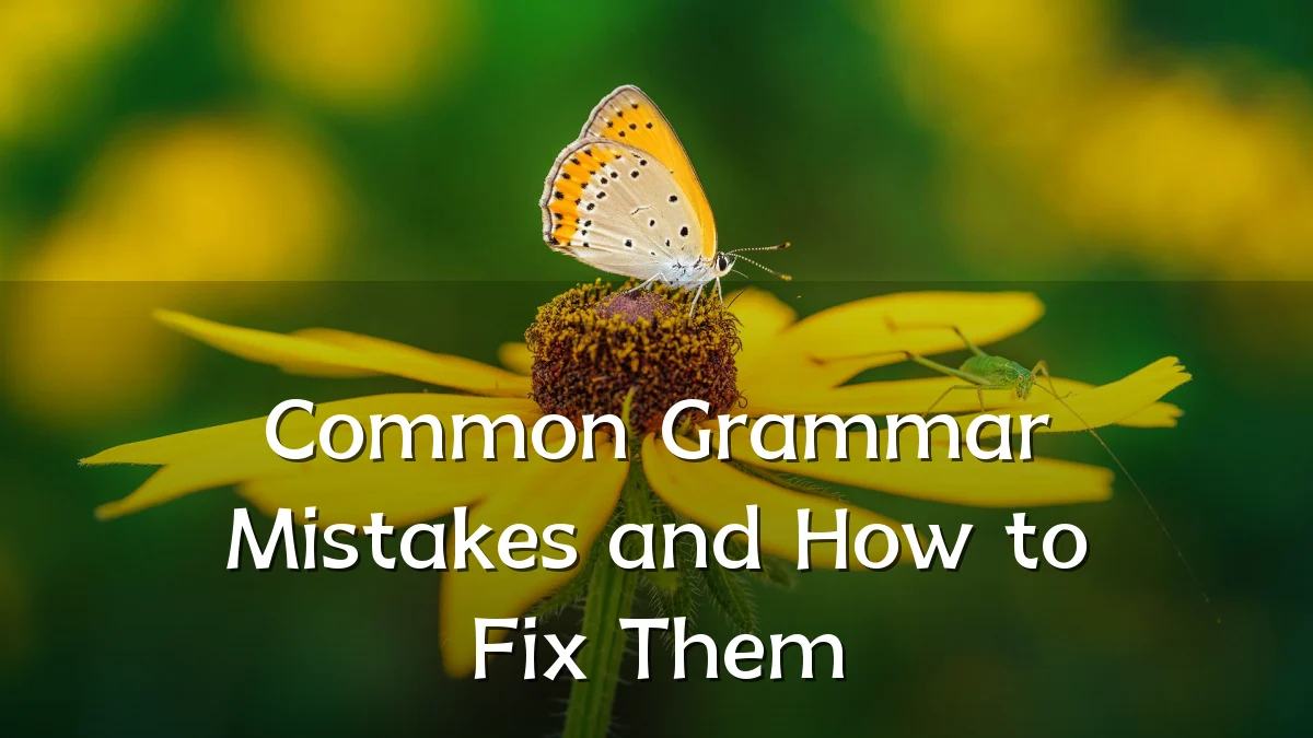 Common Grammar Mistakes and How to Fix Them