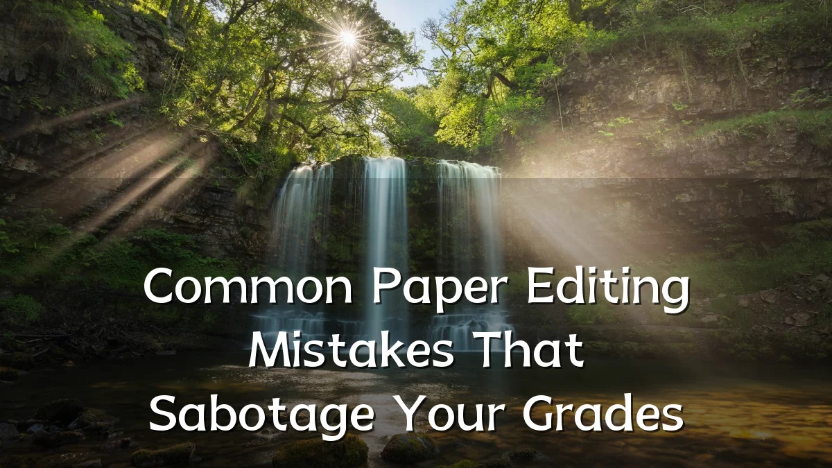 Common Paper Editing Mistakes That Sabotage Your Grades