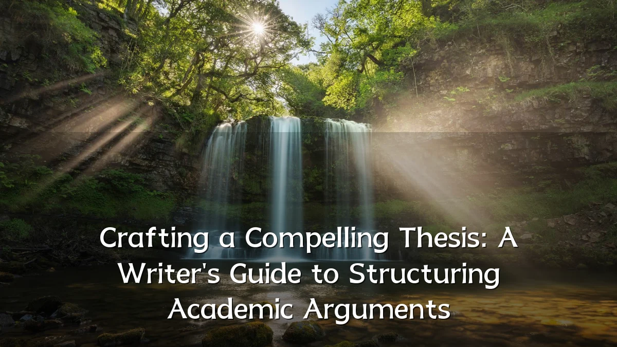 Crafting a Compelling Thesis: A Writer's Guide to Structuring Academic Arguments