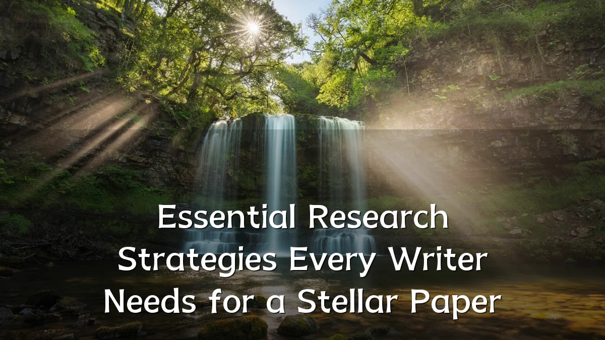 Essential Research Strategies Every Writer Needs for a Stellar Paper