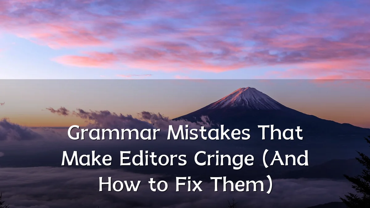 Grammar Mistakes That Make Editors Cringe (And How to Fix Them)