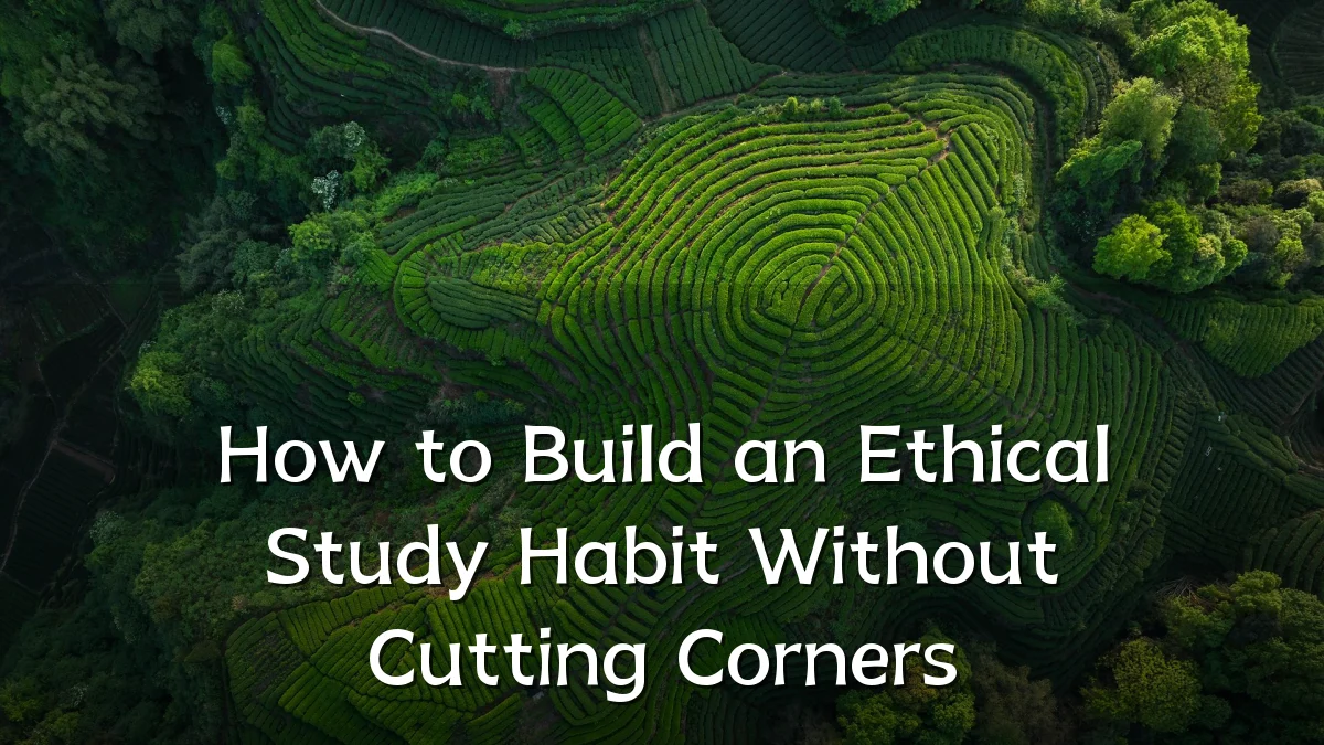 How to Build an Ethical Study Habit Without Cutting Corners