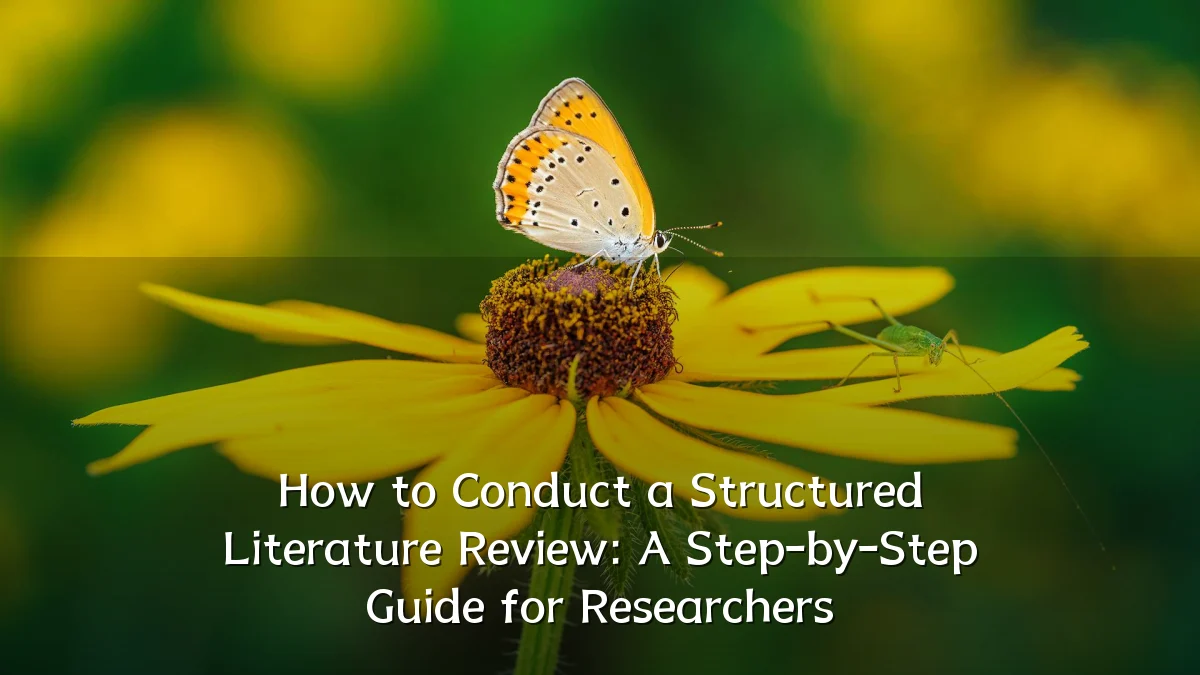 How to Conduct a Structured Literature Review: A Step-by-Step Guide for Researchers