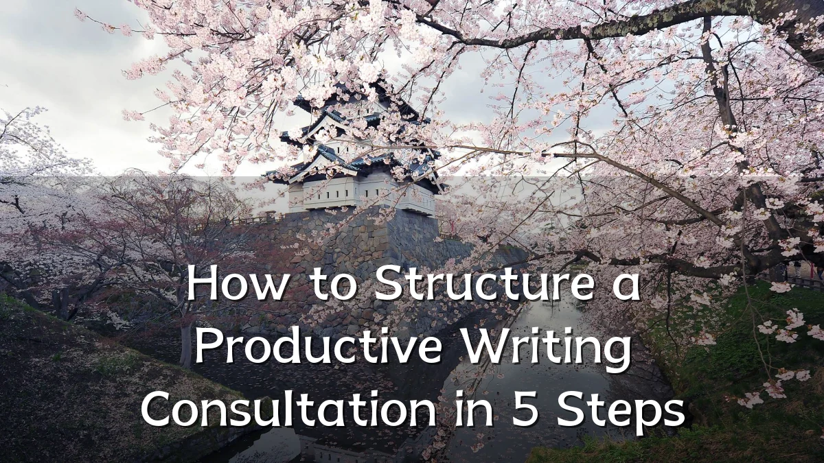 How to Structure a Productive Writing Consultation in 5 Steps