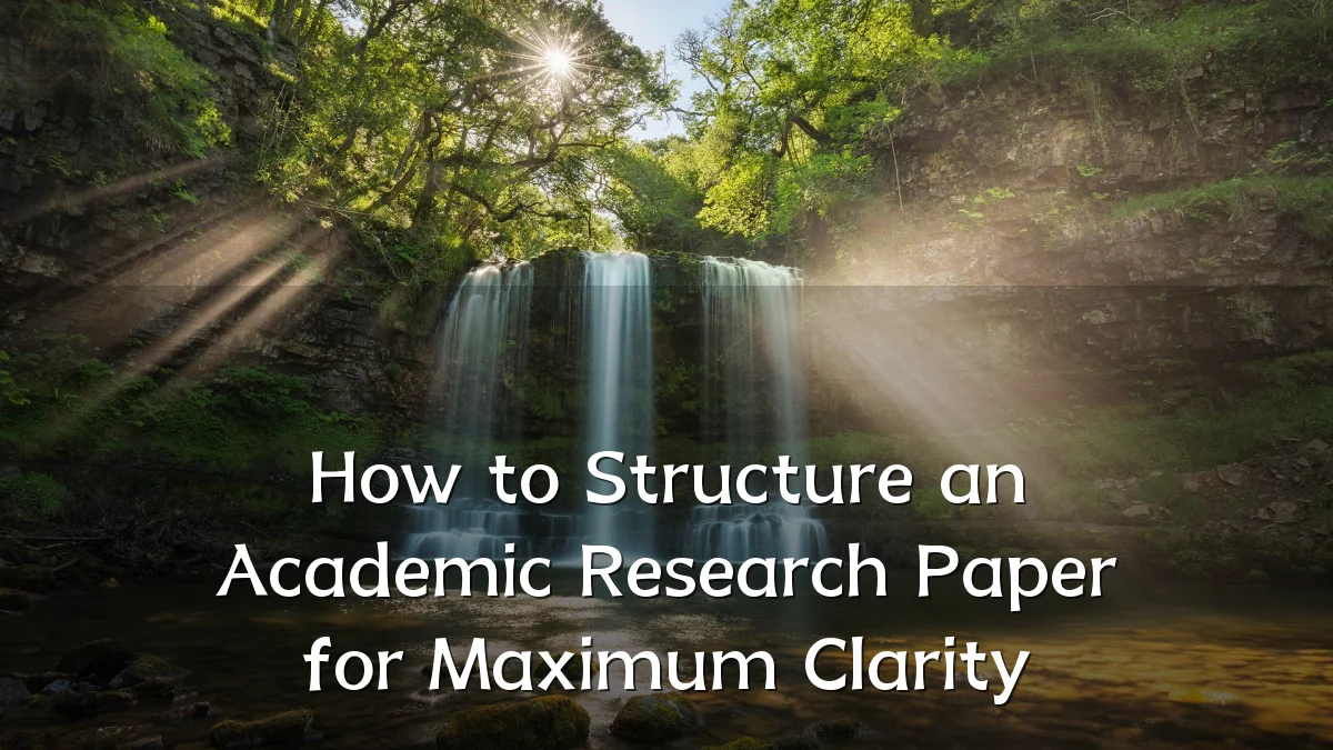 How to Structure an Academic Research Paper for Maximum Clarity