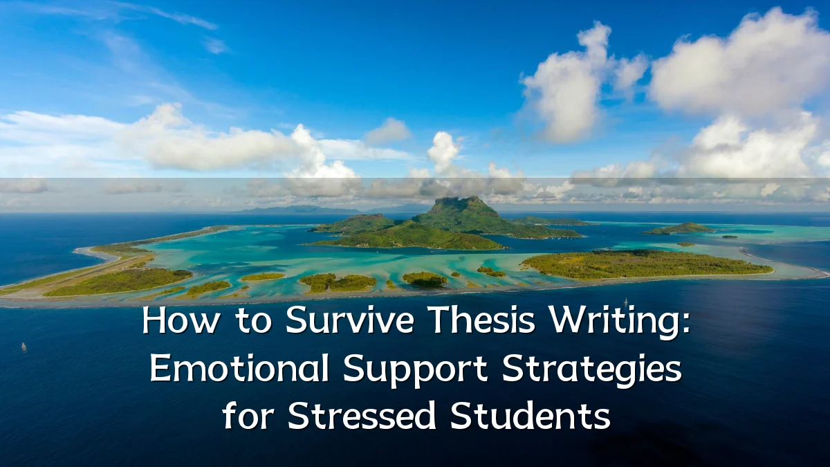 How to Survive Thesis Writing: Emotional Support Strategies for Stressed Students