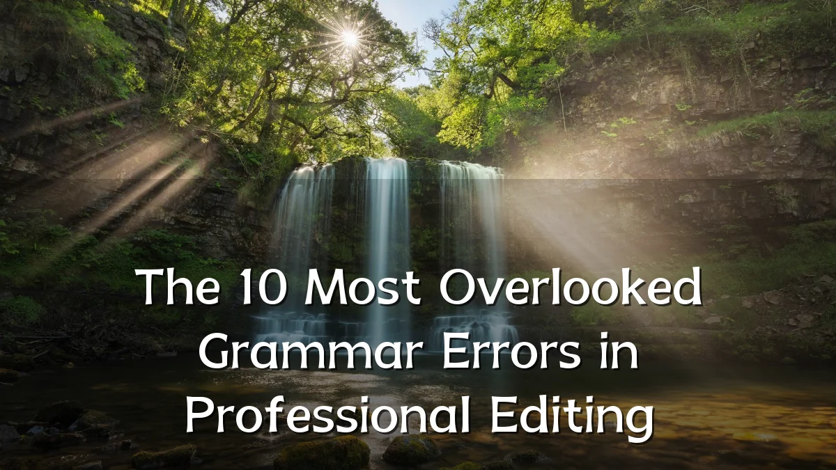 The 10 Most Overlooked Grammar Errors in Professional Editing