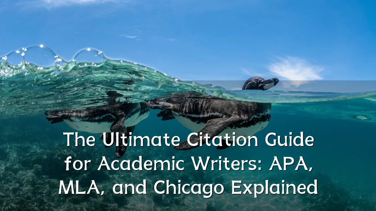 The Ultimate Citation Guide for Academic Writers: APA, MLA, and Chicago Explained
