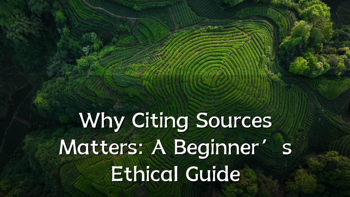 Why Citing Sources Matters: A Beginner’s Ethical Guide