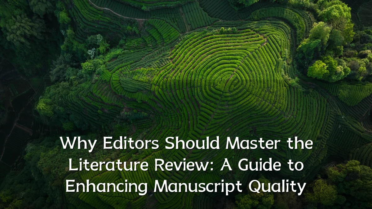 Why Editors Should Master the Literature Review: A Guide to Enhancing Manuscript Quality
