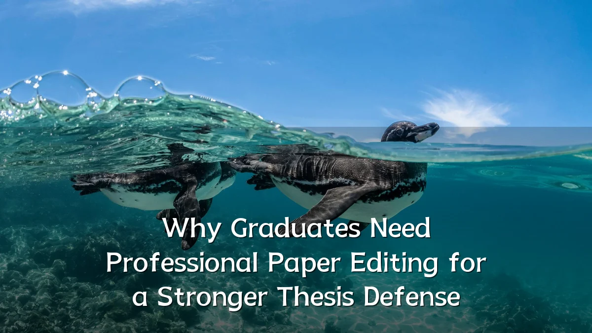 Why Graduates Need Professional Paper Editing for a Stronger Thesis Defense