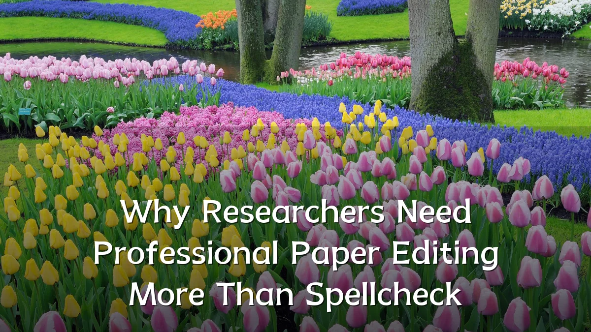 Why Researchers Need Professional Paper Editing More Than Spellcheck