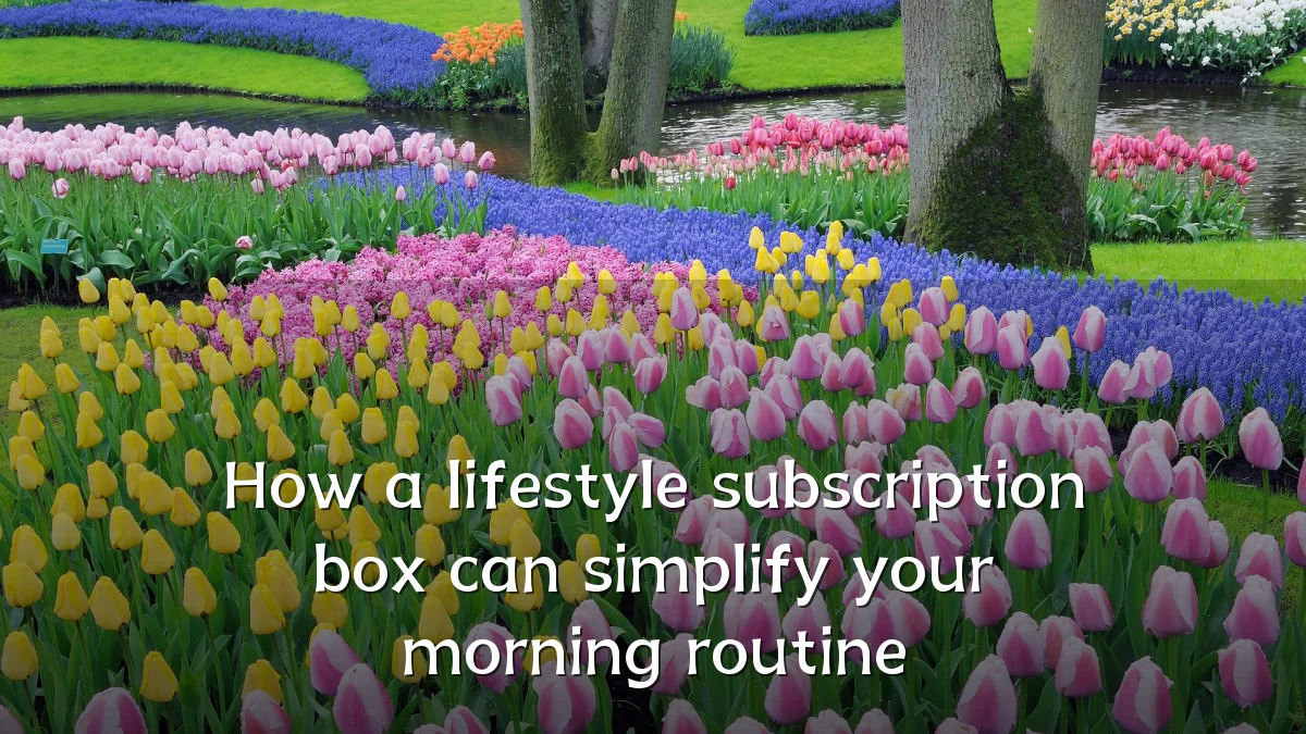 How a lifestyle subscription box can simplify your morning routine