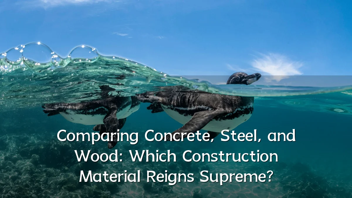 Comparing Concrete, Steel, and Wood: Which Construction Material Reigns Supreme?