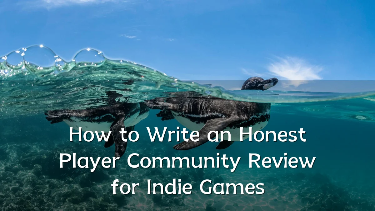 How to Write an Honest Player Community Review for Indie Games