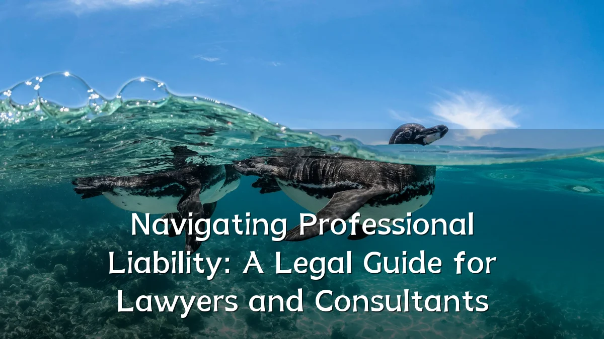 Navigating Professional Liability: A Legal Guide for Lawyers and Consultants